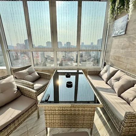 Seasky Smarthome Penthouse For 6 Guests With Private Parking 5 Minutes аway From And Centre Apartment Burgas City