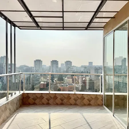 Seasky Smarthome Penthouse For 6 Guests With Private Parking 5 Minutes аway From And Centre Burgas