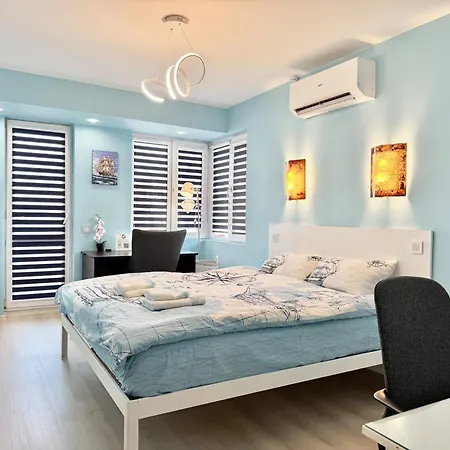 شقة Seasky Smarthome Penthouse For 6 Guests With Private Parking 5 Minutes аway From And Centre *