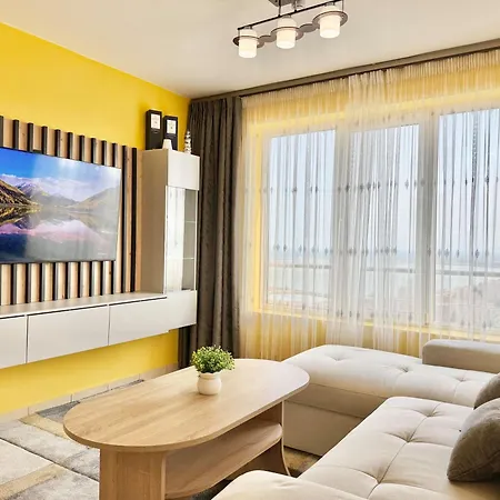 Seasky Smarthome Penthouse For 6 Guests With Private Parking 5 Minutes аway From And Centre بورغاس