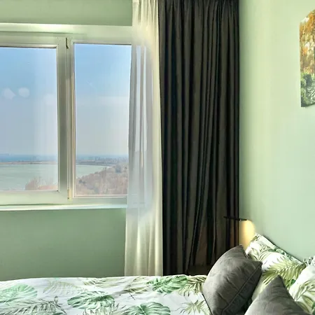 Seasky Smarthome Penthouse For 6 Guests With Private Parking 5 Minutes аway From And Centre بورغاس