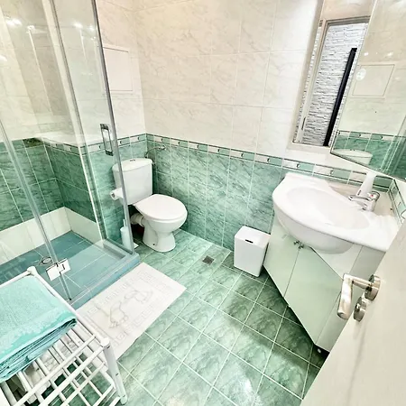 شقة Seasky Smarthome Penthouse For 6 Guests With Private Parking 5 Minutes аway From And Centre بورغاس