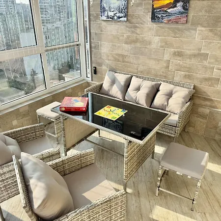 Seasky Smarthome Penthouse For 6 Guests With Private Parking 5 Minutes аway From And Centre * بورغاس