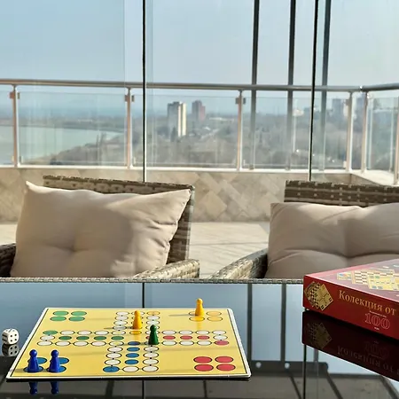 Seasky Smarthome Penthouse For 6 Guests With Private Parking 5 Minutes аway From And Centre شقة بورغاس